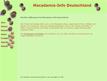 Tablet Screenshot of macadamia.de